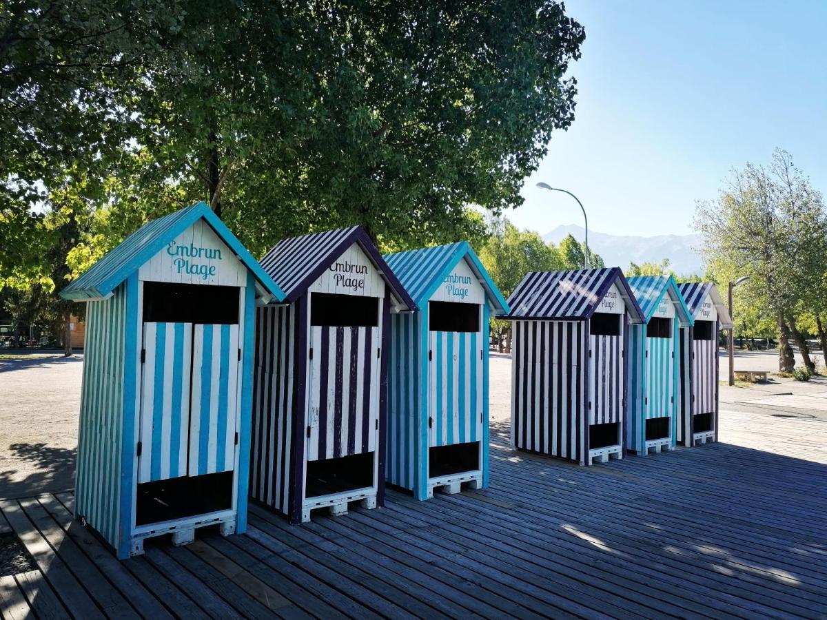 Apartmán T3 Au Plan D'Eau D'Embrun Avec Garage Et Terrasse Exteriér fotografie